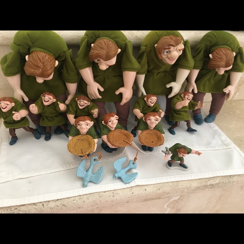 SOLD! 13 Disney Hunchback Notre Dame QUASIMODO Figures